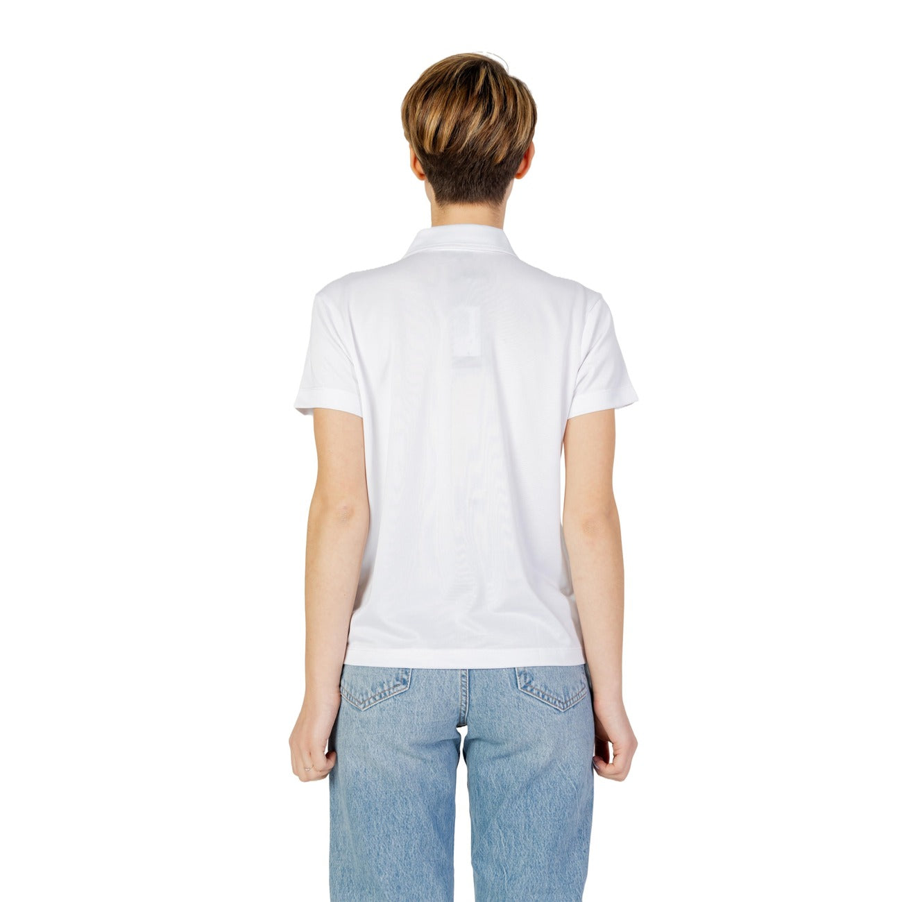 Blauer Polo Damen