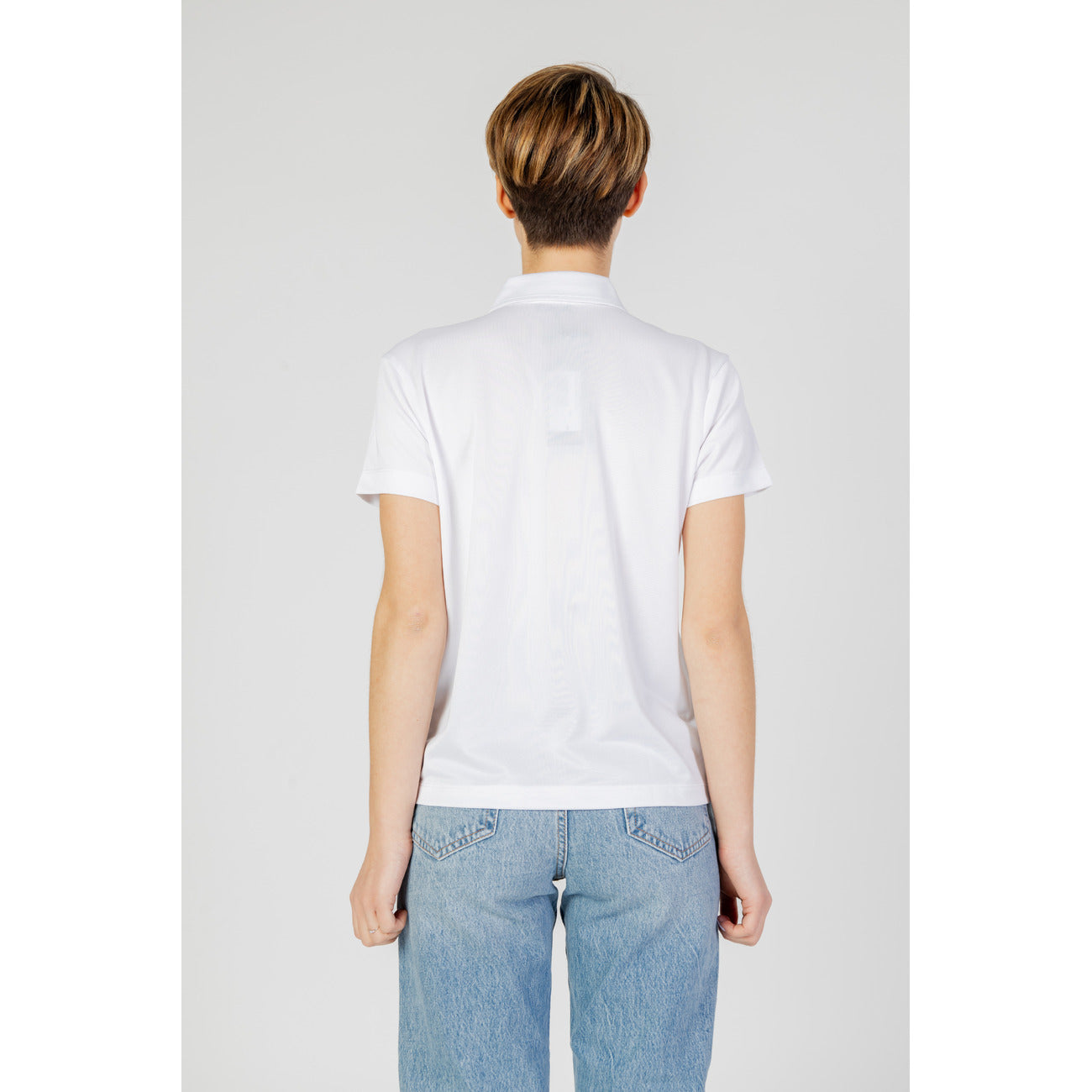 Blauer Polo Damen