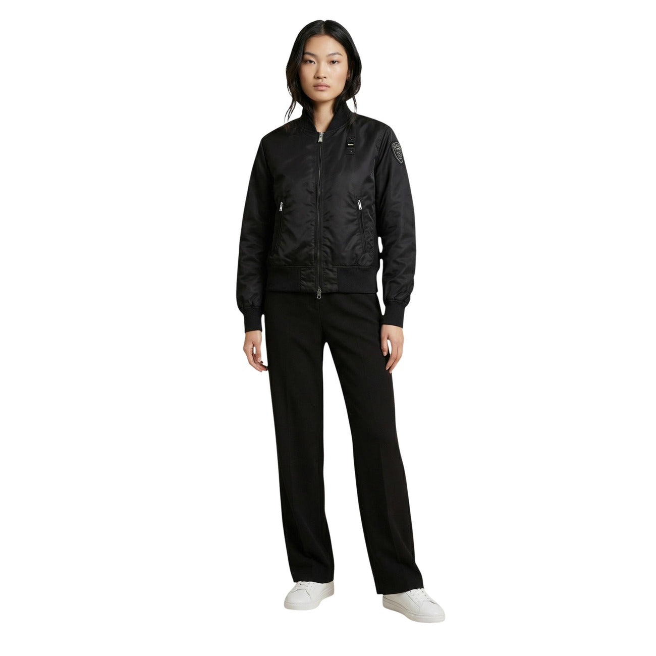 Blauer Kostümjacke Damen