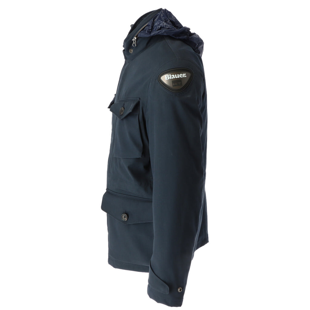 Blauer Jacke Herren