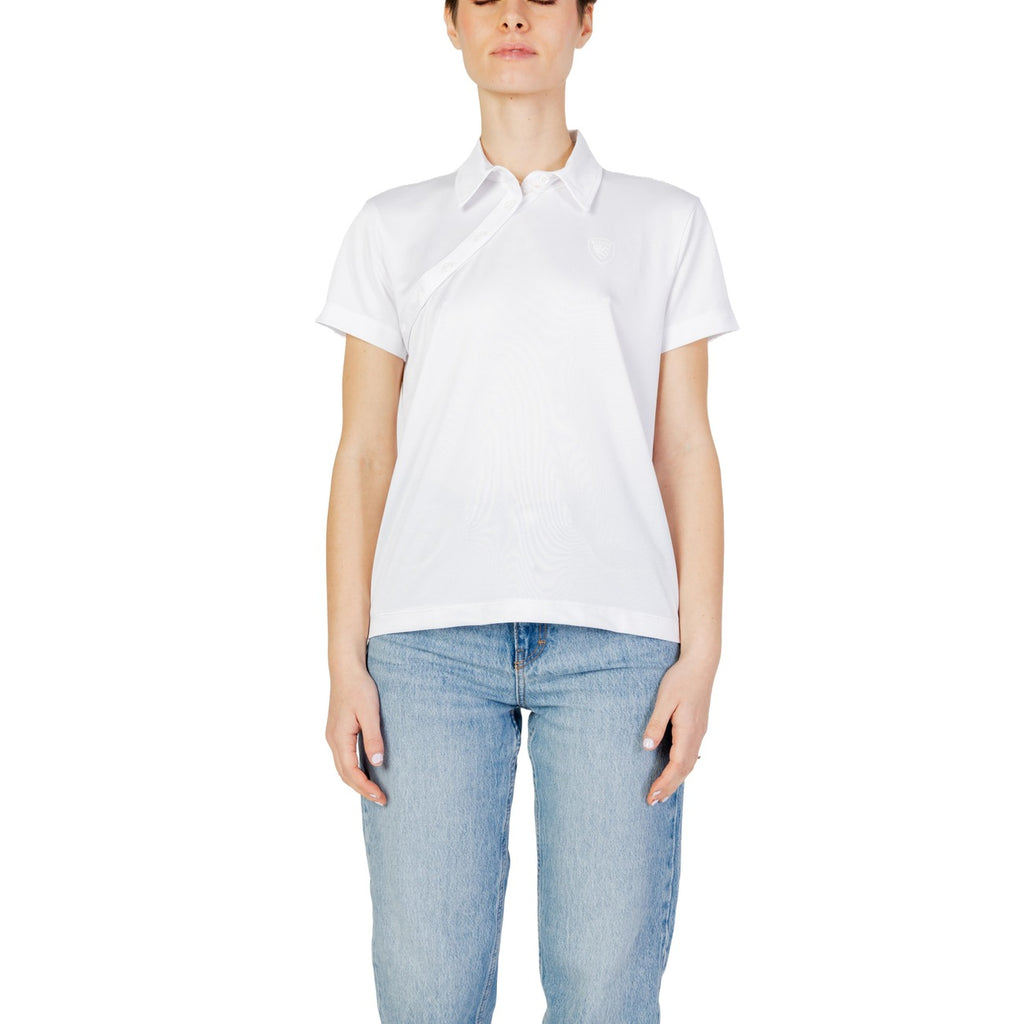Blauer Polo Damen